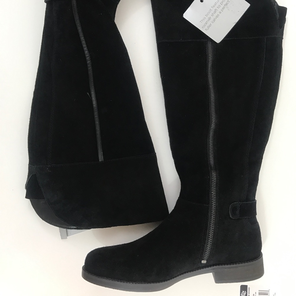 Franco Sarto CaydeSuede Wide Calf Tall Boots